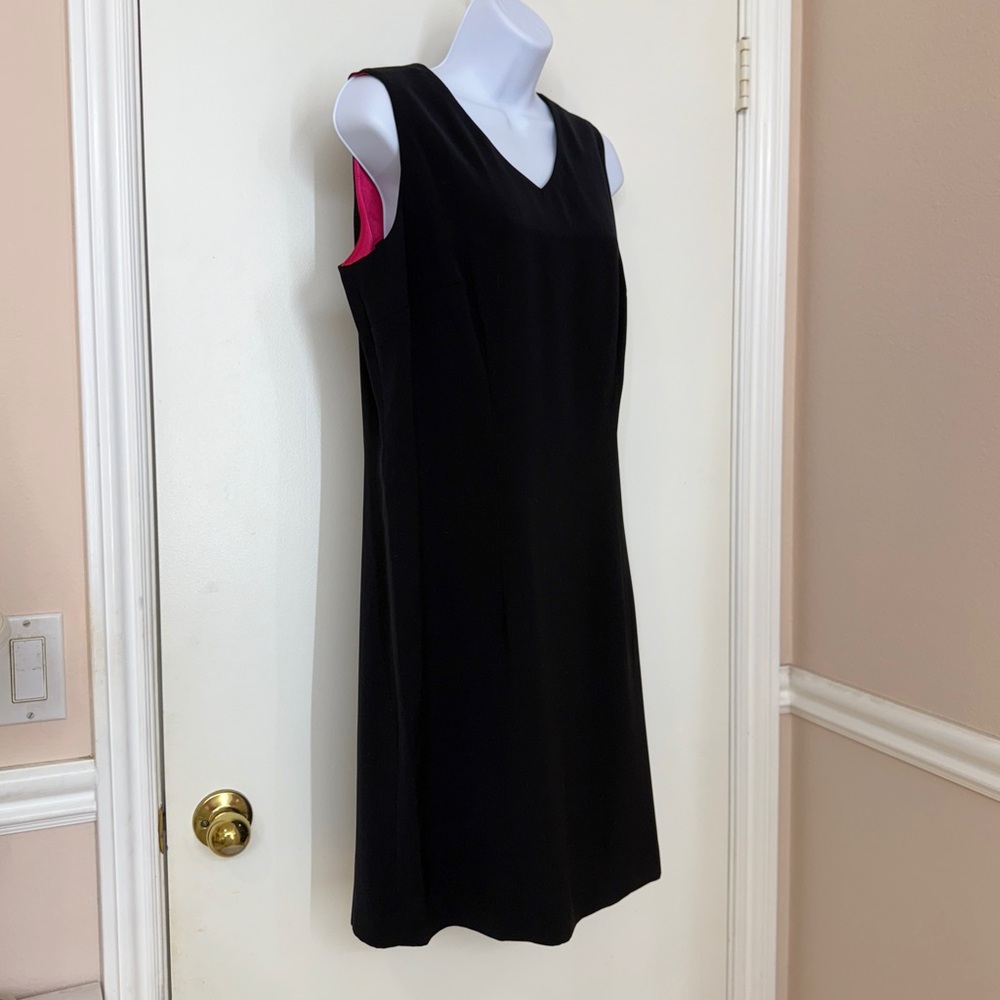 Amanda Smith Black and Pink Mini Dress